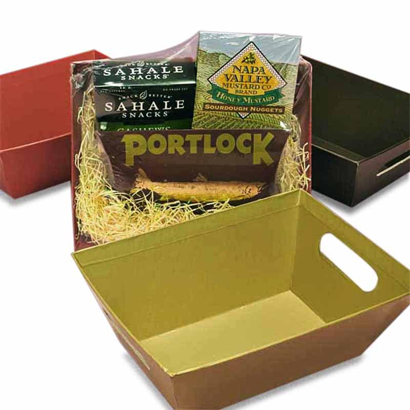 Colored Cardboard Basket Trays Market Trays