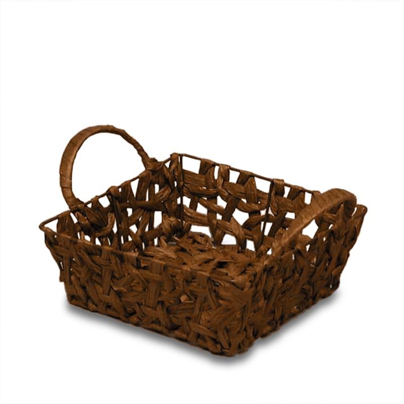 Paper Raffia Square Wire Baskets