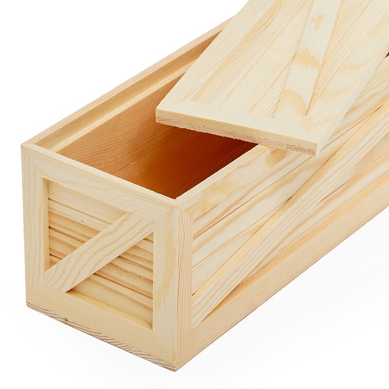 Wooden Wine Crate With Lid Shop