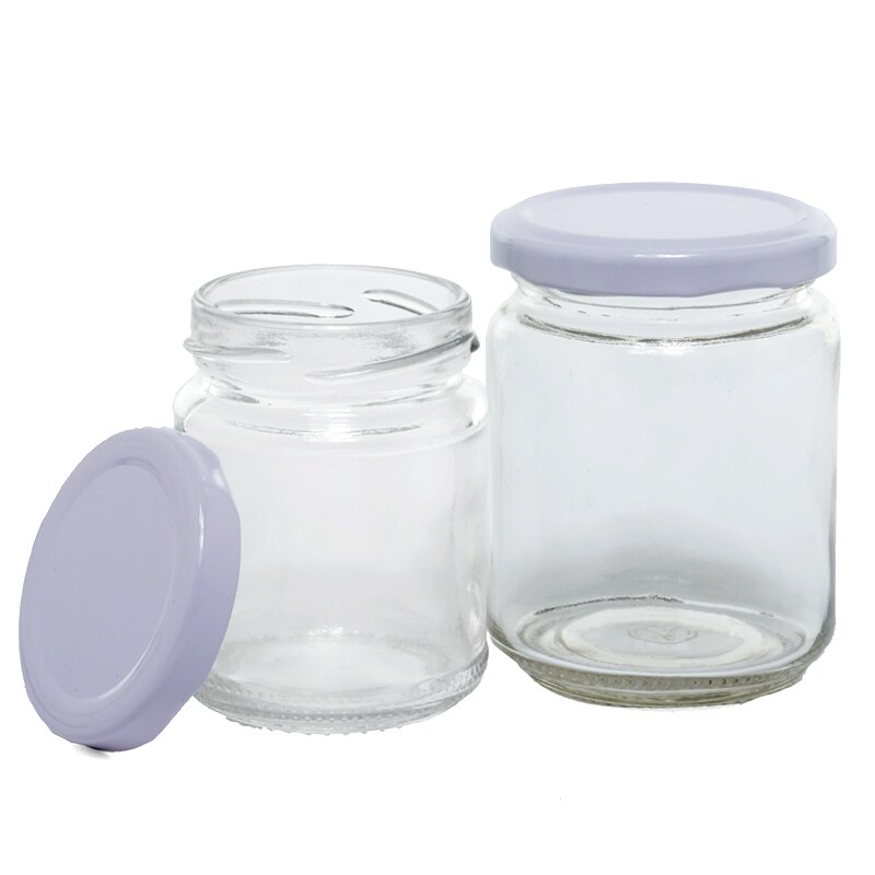 Round Glass Jars