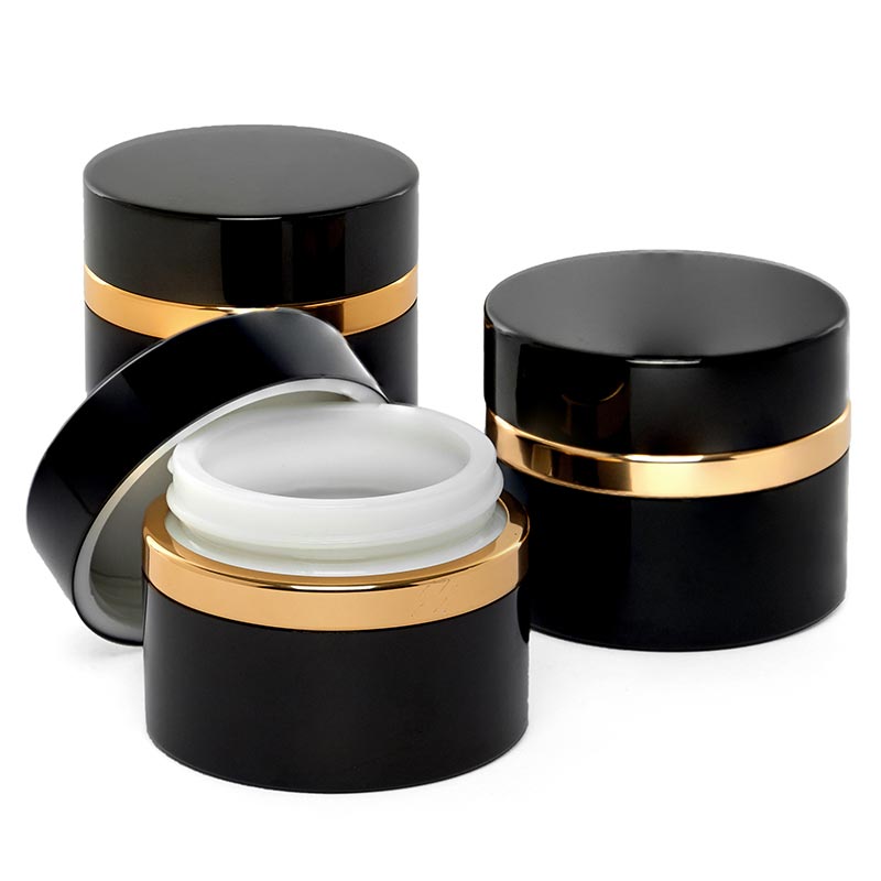 50 ml Black & Gold Cosmetic Jars Shop