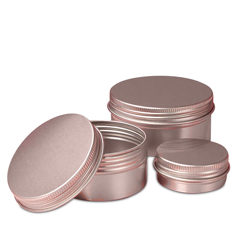 Aluminum Screw Top Tin Can With P.E. Cushion