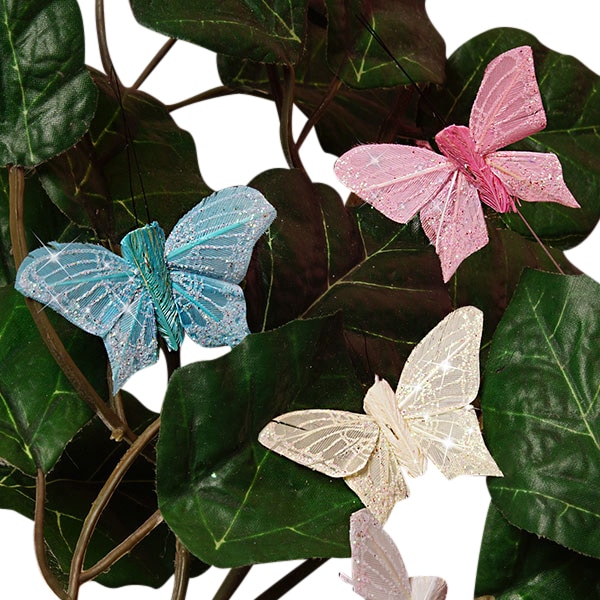 2" Pastel Butterfly Decor