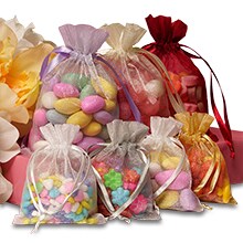 Crystallized Organza Bags