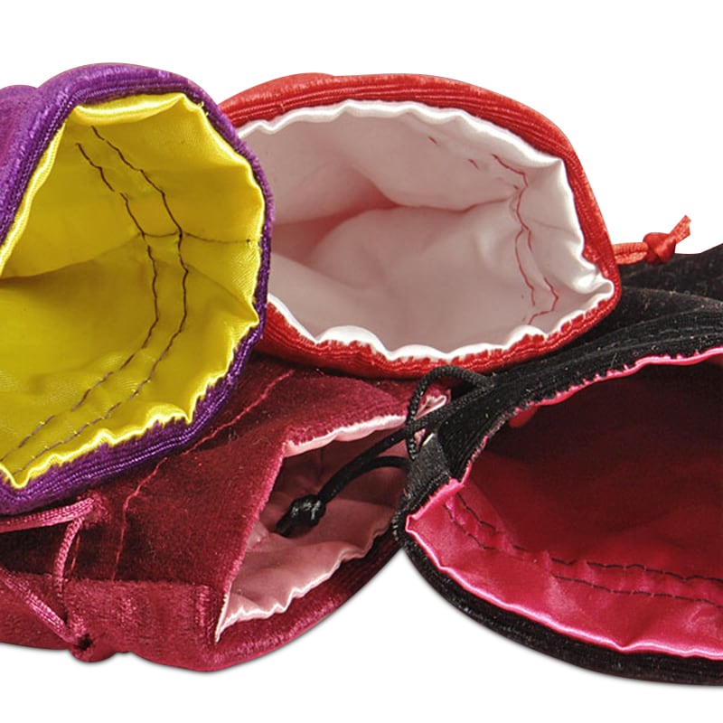 Satin Lined Velvet Bags