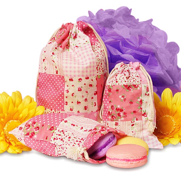 Old Country Print Cotton Bags