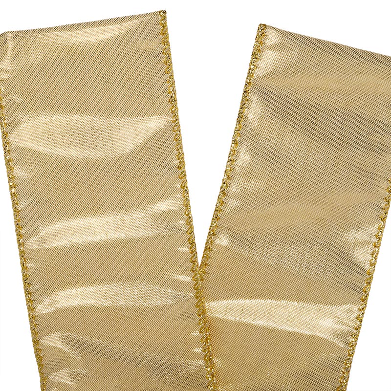 Simply Gold Metallic Wired Ribbon Shop