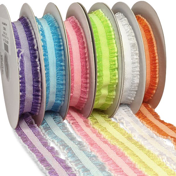 Adorable Elastic Ruffle Ribbon Shop with Paper Mart