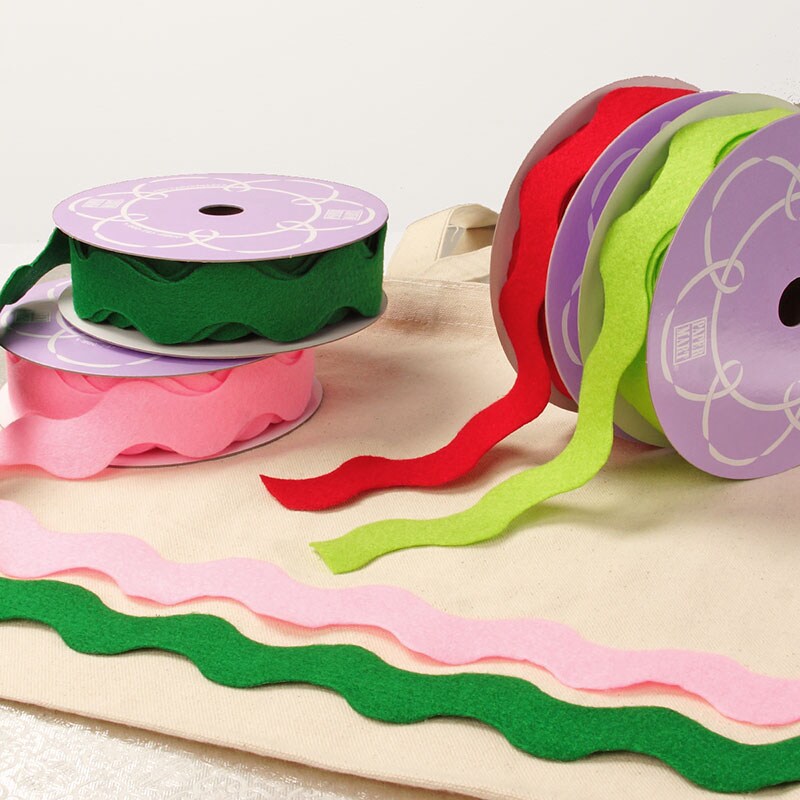 Giant Felt Ric Rac Ribbon