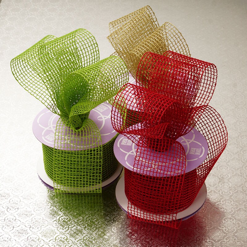 Square Mesh Net Ribbon