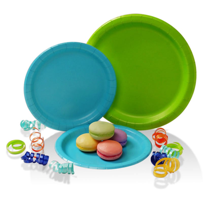 Colored Party Paper Plates