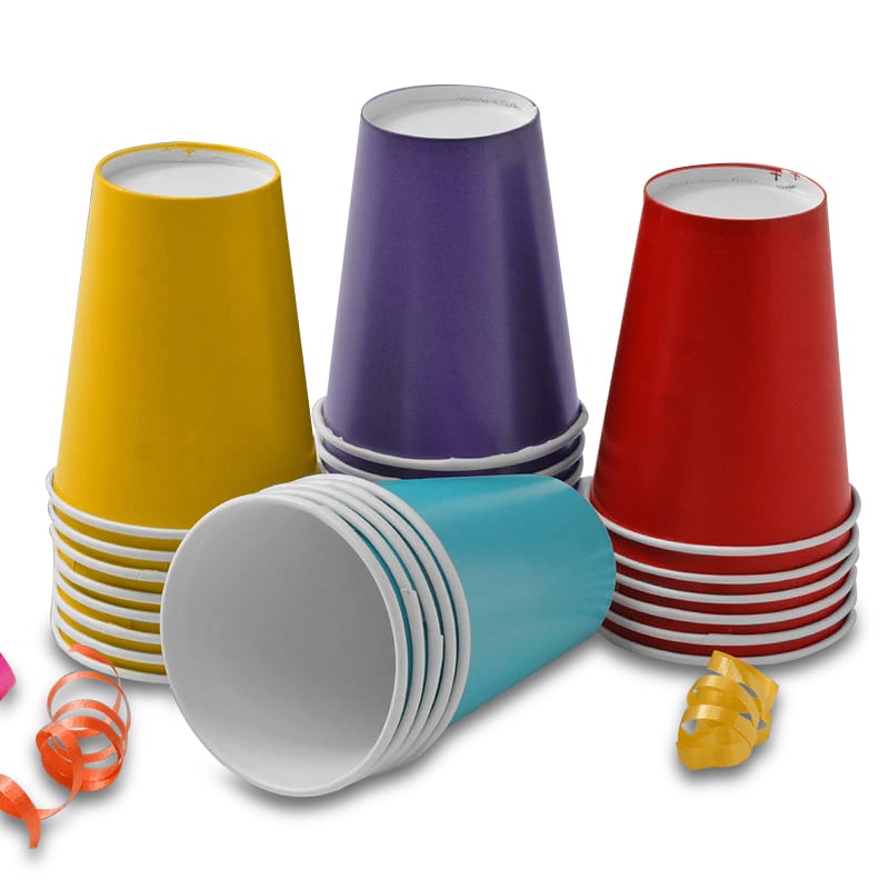 Colored Party Hot/Cold Paper Cups
