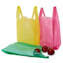 White High Density Plastic Bags | Shop with Paper Mart