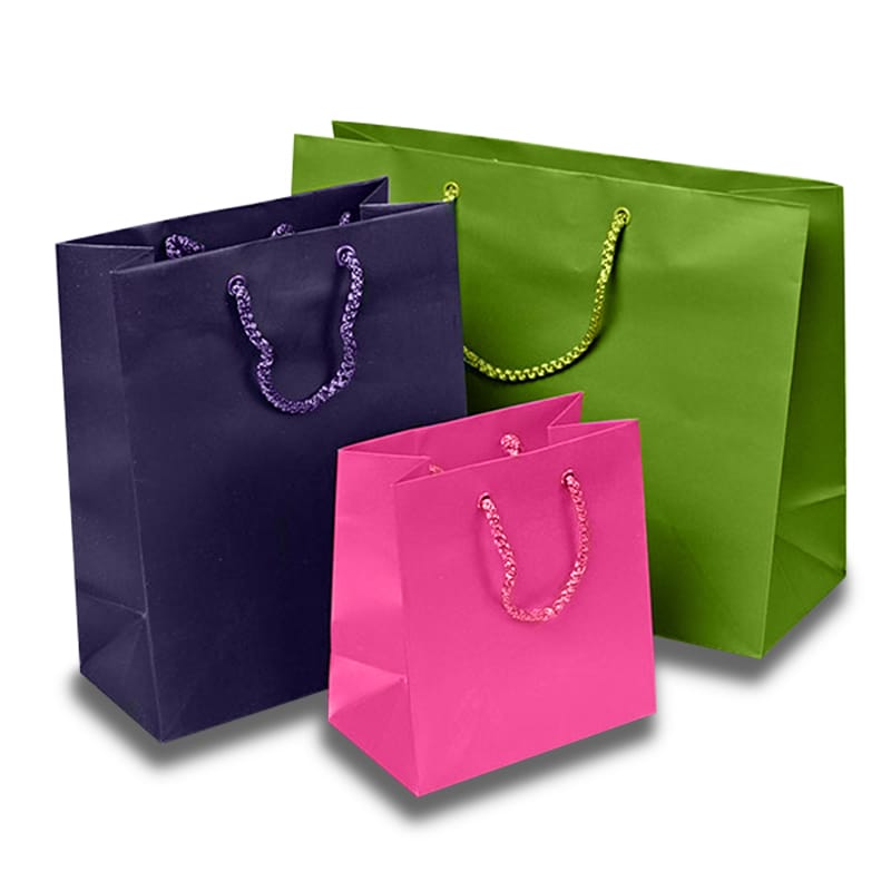 Download Matte Euro Tote Gift Bags | Shopper Bags | Paper Mart