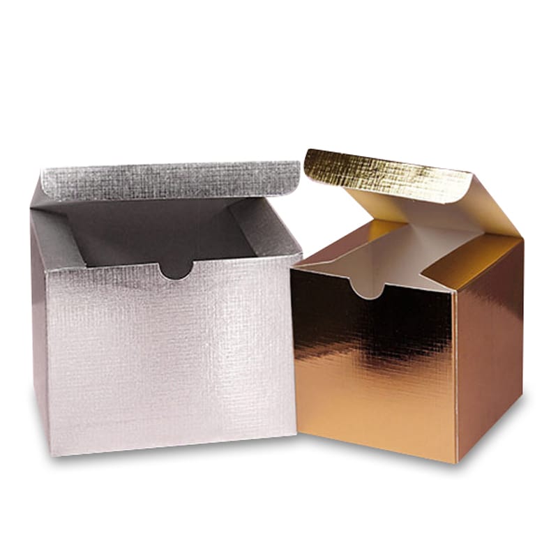 Metallic Gift Boxes Tuck Top Boxes from Paper Mart