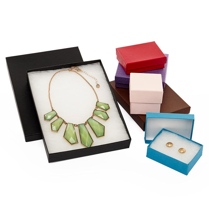 Colored & Embossed Jewelry Boxes