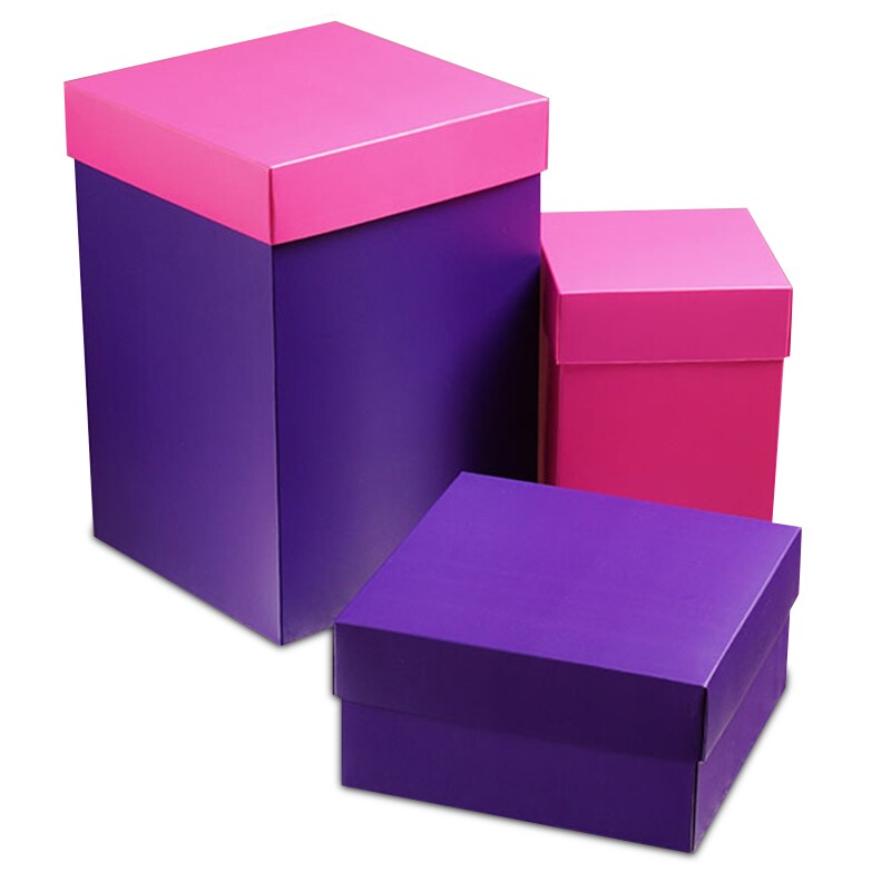 Colored Deluxe Two Piece Gift Boxes