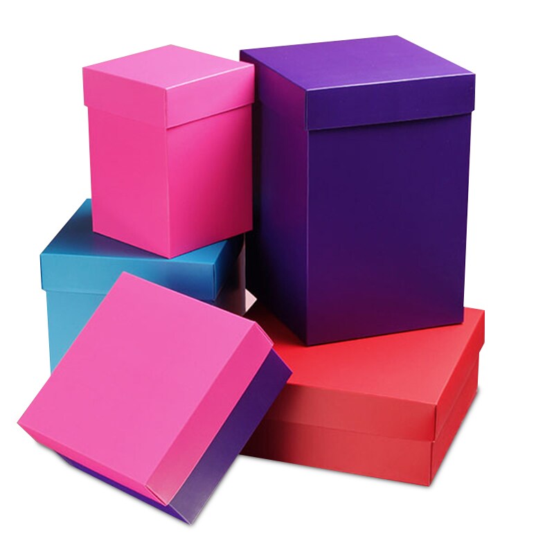 Premium TwoPiece Gloss Colored Gift Boxes