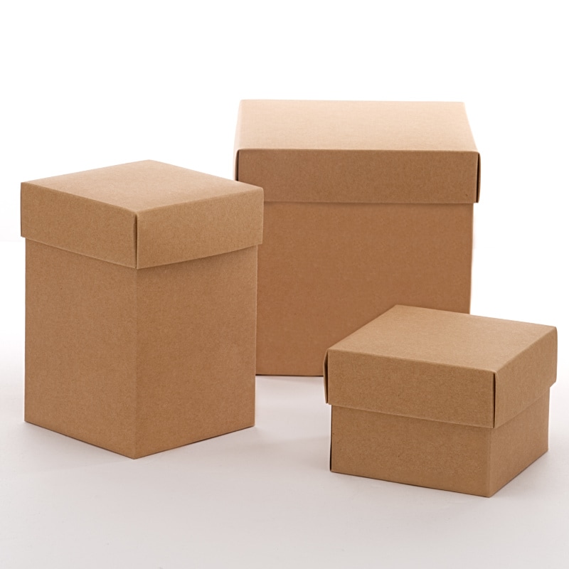 Kraft Two Piece Gift Boxes Shop