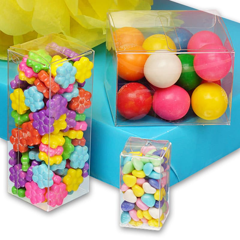 Clear PVC Plastic Boxes Lock Tab Bottom