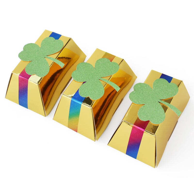 Gold Bar Shaped Favor Boxes