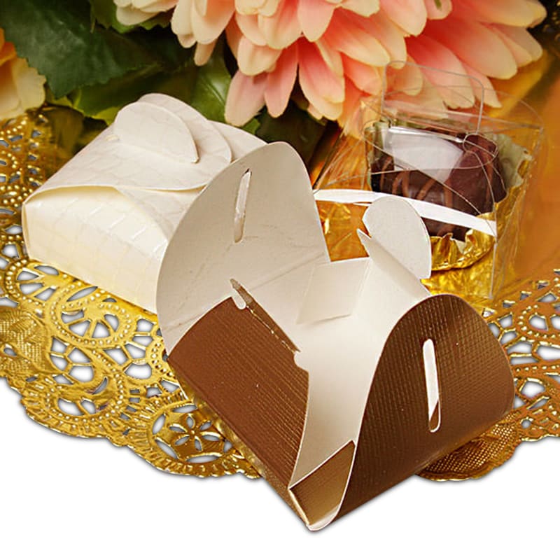 Small Square Favor Boxes With Tab Top