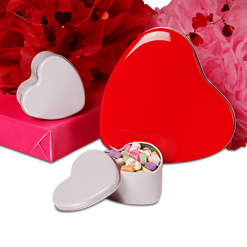 Heart Shaped Tin Cans