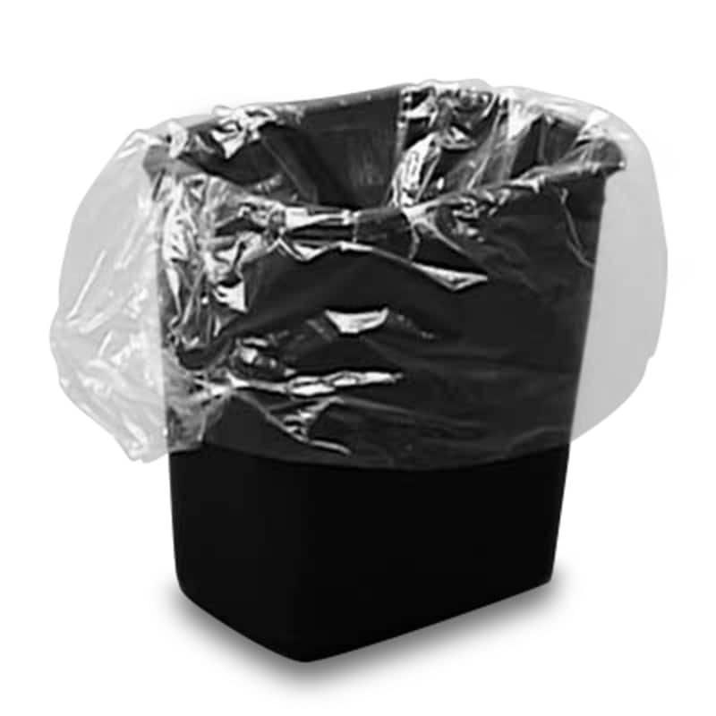 Thin Clear Trash Liners Trash Bags Paper Mart