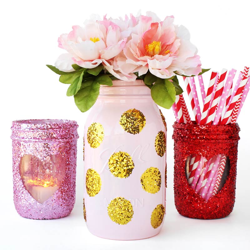 ball mason jar with fruit design