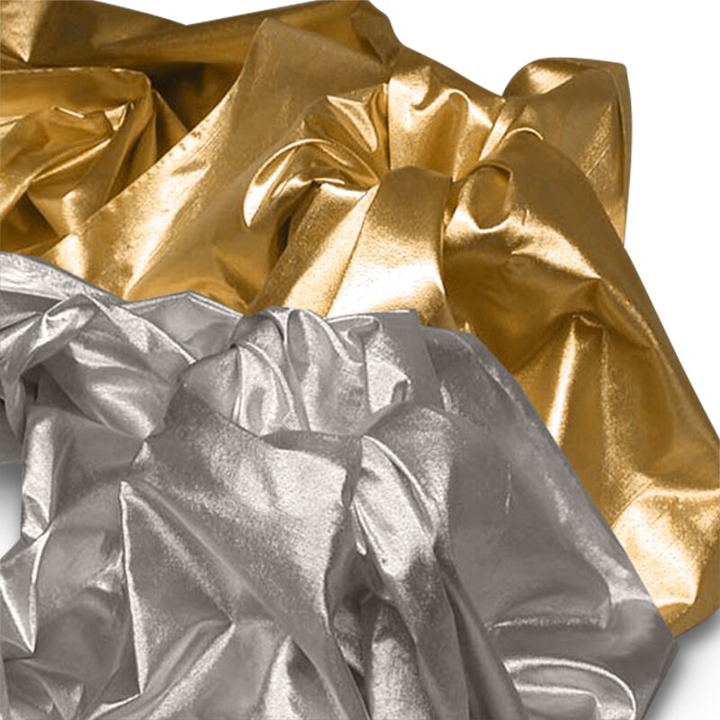 Lame Fabric Silver & Gold Lame Fabric