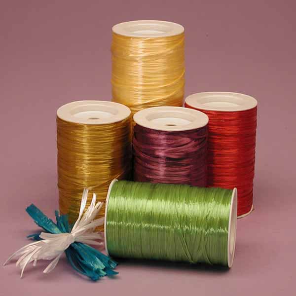 Colored Pearlized Raffia Ribbon Shop Paper Mart