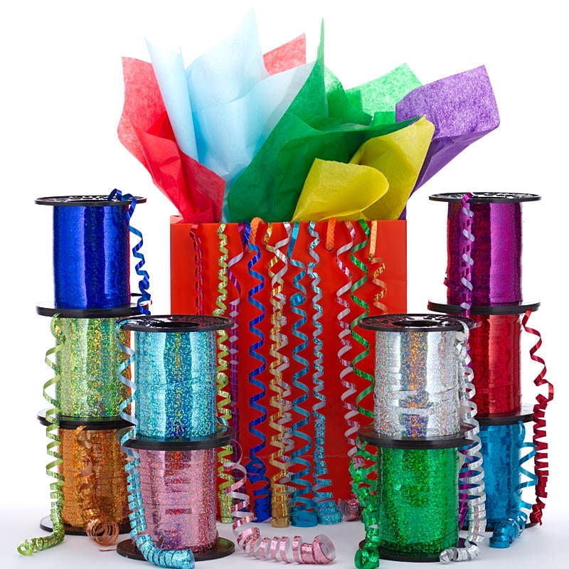 Sparkle Holographic Curling Ribbon Paper Mart