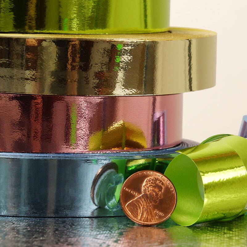 Metallic Finish Poly Ribbon