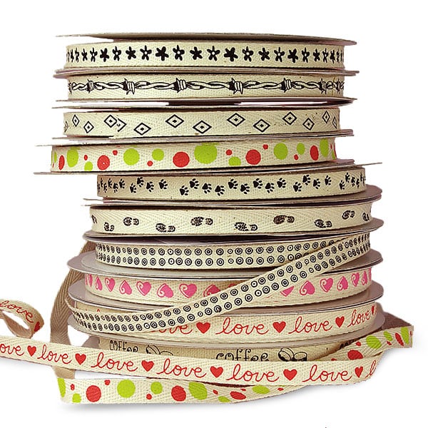 Printed Cotton Ribbon Shop