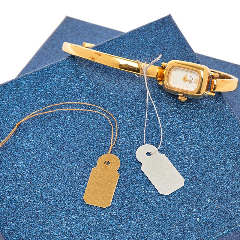 Mini Metallic Strung Merchandising Tags Shop