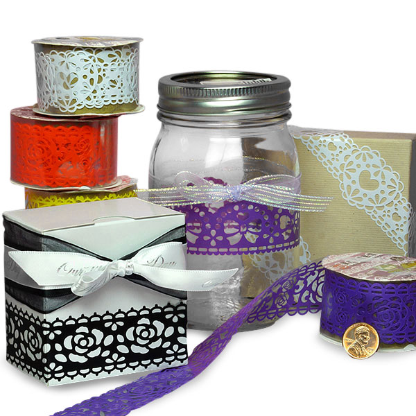 Colored Lace Ribbon Tape