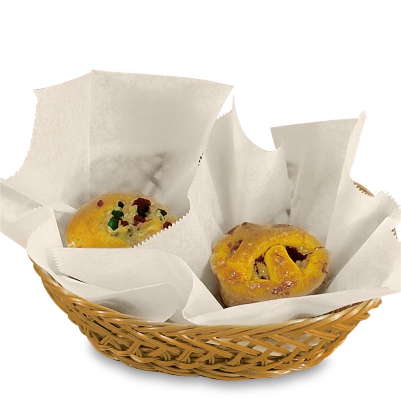 White Basket Liner Food Wraps Shop Paper Mart