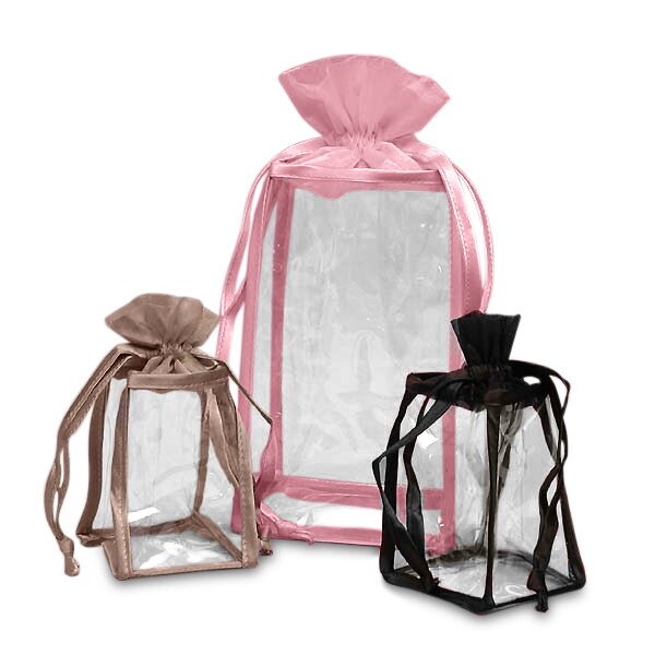 Clear Vinyl & Colored Organza