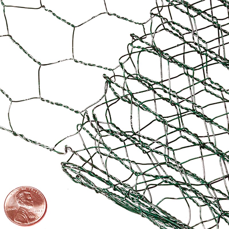 Green Floral Netting