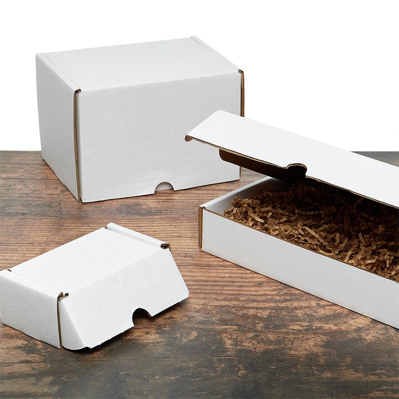 White Shipping Boxes 12-1/8 inch x 9 1/4 inch x 2 inch | Quantity: 50 by Paper Mart, Size: 12 1/8 x 9 1/4 | Quantity of: 50