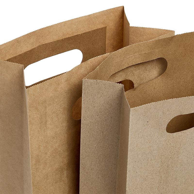 Kraft Paper Bag with Die-cut Handle | Bagitan Packaging