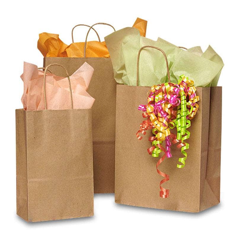 Wholesale Paper Bags 10 inch x 13 inch Christmas | Quantity: 250 Gusset - 5 inch by Paper Mart