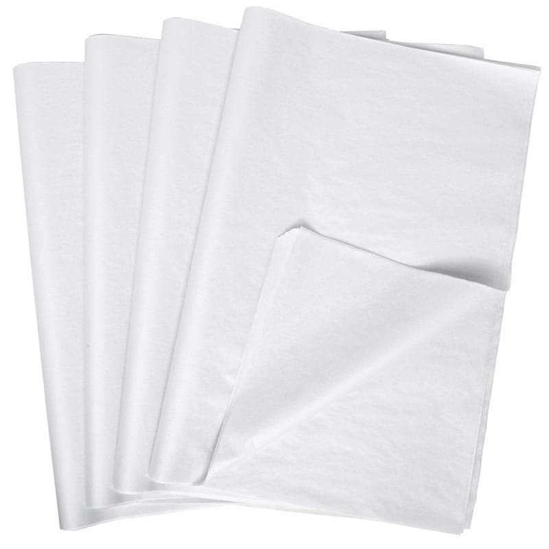 White Waxed Floral Tissue Paper, 18x24, Bulk 480 Sheet Pack