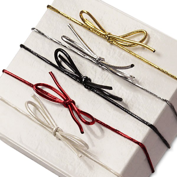 50-Pack 6 Inch Metallic Silver Stretch Loops - Braided Elastic Cord For Jewelry Boxes