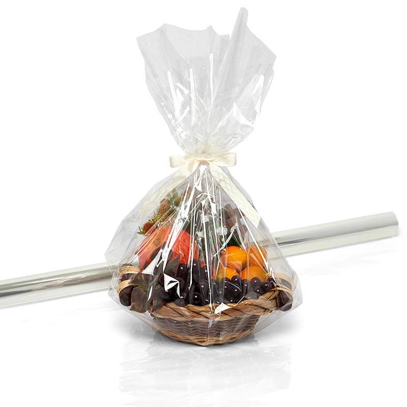 40" x 100' 1.2 mil food safe Clear Cello Roll