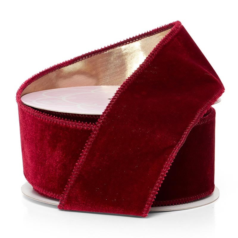 Heavy Velvet with Lamé Back Ribbon.