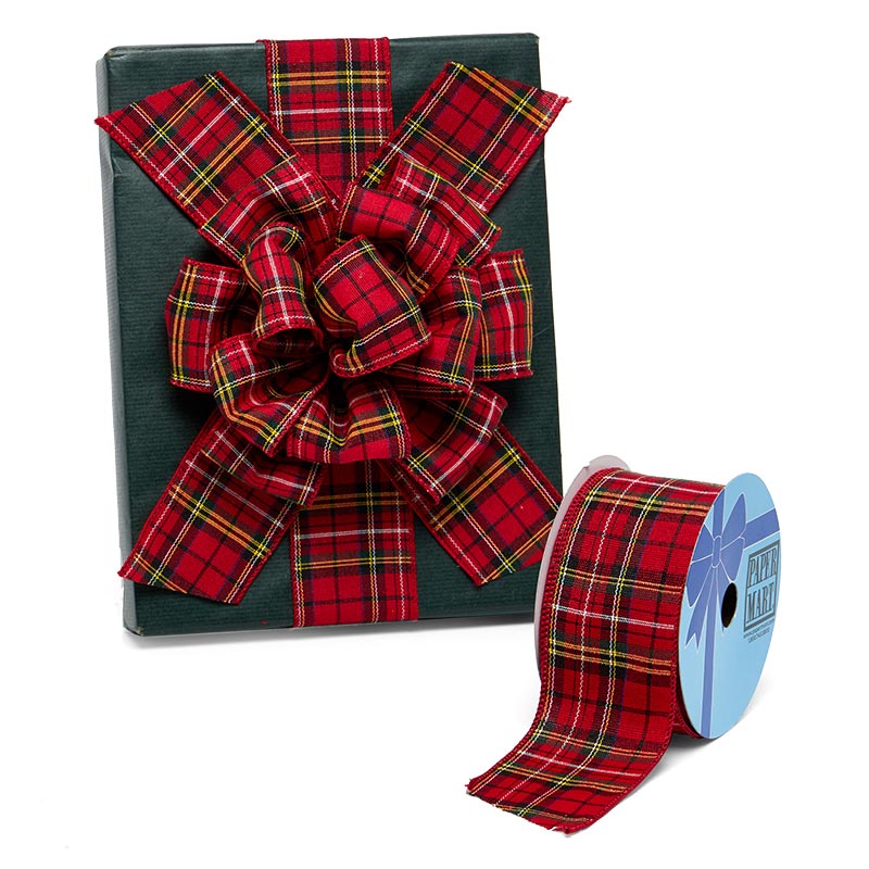 値下げレア品Tartan Ribbons Christmas 2009ディズニー チップ&デール - タグ付き チップとデール クリスマス タータン