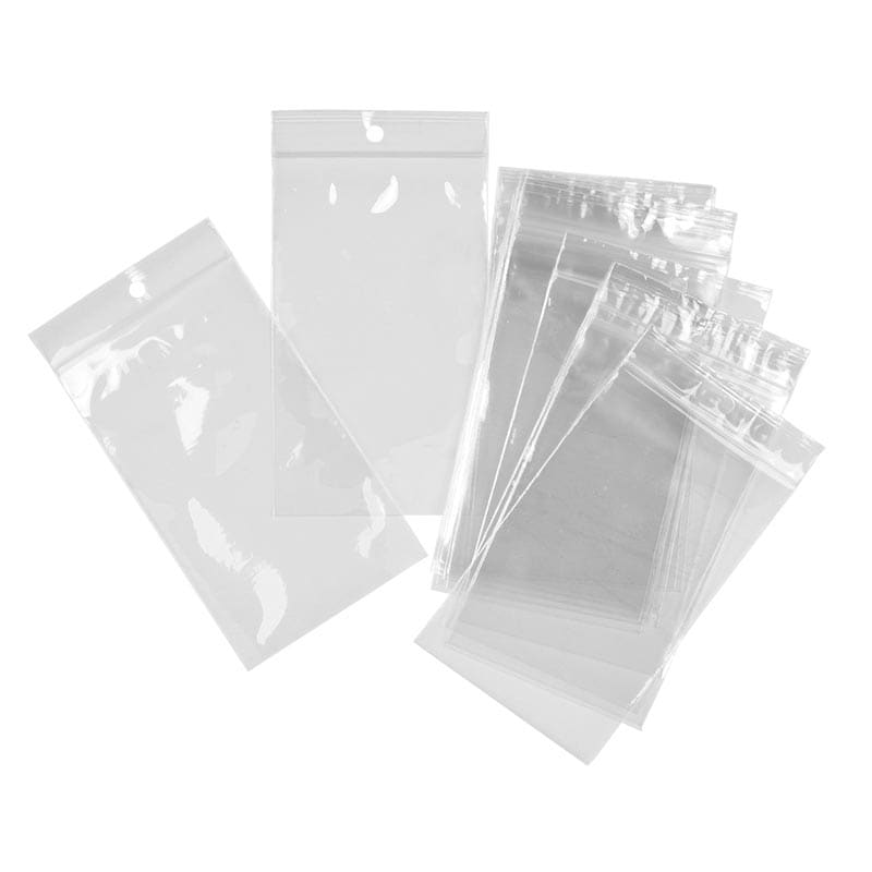 Polypropylene (OPP) Self Adhesive Bags w/ Hanging Holes