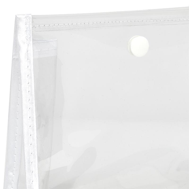 Clear Vinyl Bags 8-3/4 inch x 2 inch x 6 1/4 inch | Quantity: 12 by Paper Mart