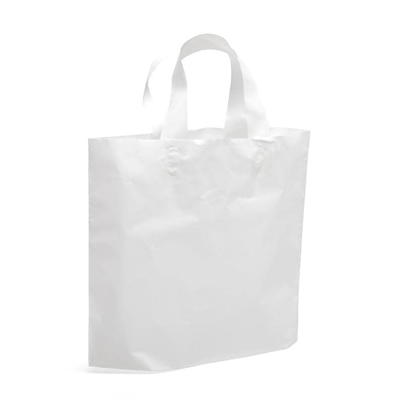 Matte Opaque Loop Handle Shopping Bags